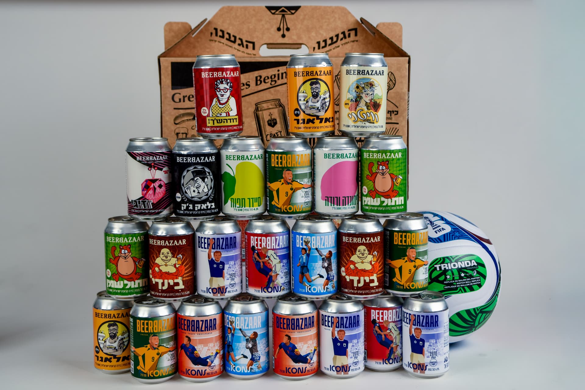 הבירות והמארזים שלנו